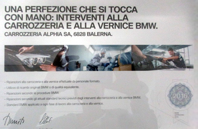 azienda certificata BMW